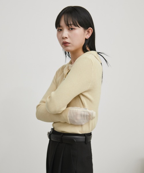 2WAYハイネックリブニット（ニット/セーター）｜Aunt Marie's