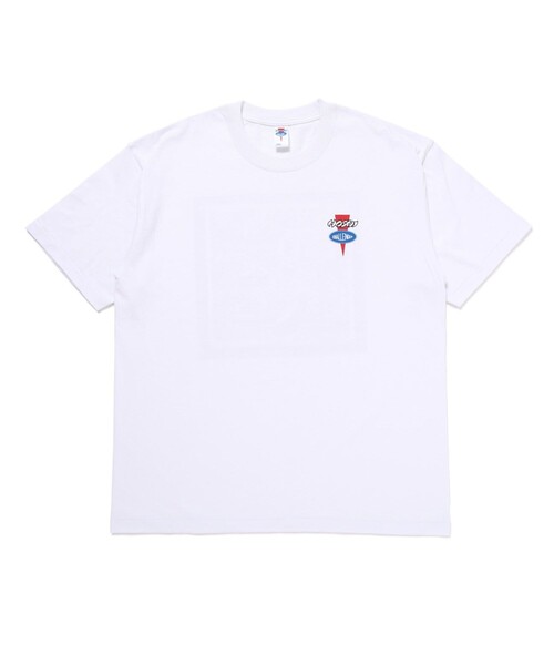 CHALLENGER(チャレンジャー)の「CHALLENGER x HOSOI/チャレンンジャー × ホソイ HOSOI LOGO SHORT SLEEVE TEE(Tシャツ/カットソー・メンズ・ホワイト/ブラック・X-LARGE/LARGE/MEDIUM/SMALL)」の4枚目の写真