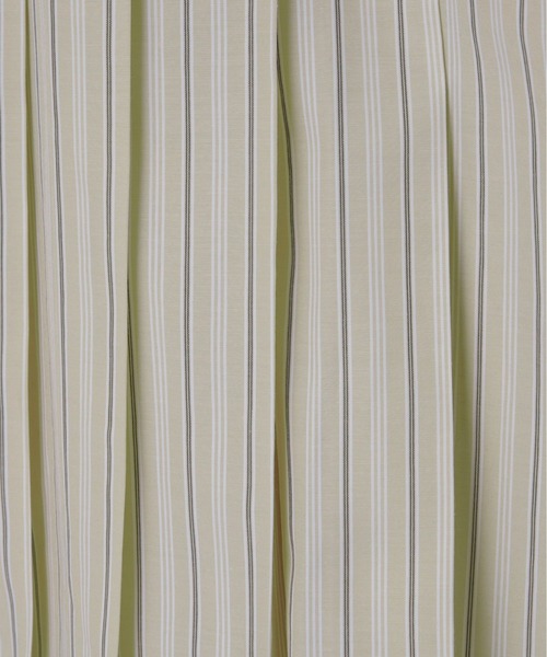 Olu.（オルドット）の「2wayストライプショルダースリットシャツ（シャツ/ブラウス・レディース・ベージュ/ライトブルー・FREE）」の8枚目の写真