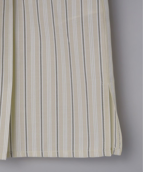 Olu.（オルドット）の「2wayストライプショルダースリットシャツ（シャツ/ブラウス・レディース・ベージュ/ライトブルー・FREE）」の13枚目の写真