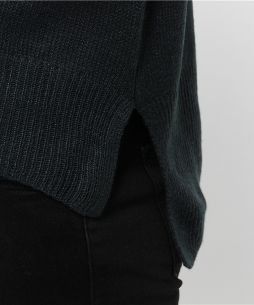 earth music&ecology（アースミュージックアンドエコロジー）の「ゆるＶニットプルオーバー（ニット/セーター・レディース・ネイビー/ワインレッド/モスグリーン/杢グレー・FREE）」の10枚目の写真