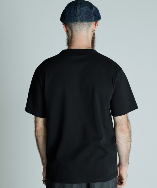Schott(ショット)の「Schott/ショット/T-SHIRT SCRIPT LOGO/スクリプトロゴ Tシャツ(Tシャツ/カットソー・メンズ・ブラック/ホワイト/ネイビー・2XL/XL/L/M)」の5枚目の写真