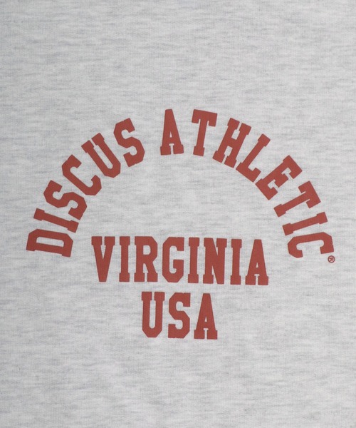 DISCUS ATHLETIC(ディスカス アスレチック)の「DISCUS ATHLETIC(ディスカスアスレチック)カレッジロゴプリント フレンチスリーブ ライトウェイトスウェットTシャツ レディース(スウェット・レディース・ブルー/スミクロ/ホワイト系その他・M)」の11枚目の写真