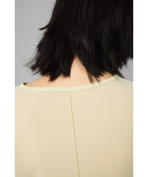 HeRIN.CYE（ヘリンドットサイ）の「Crew neck mesh inner tops　　クルーネックメッシュインナートップス（Tシャツ/カットソー・レディース・ライトイエロー/グレー/ネイビー/レッド・FREE）」の20枚目の写真