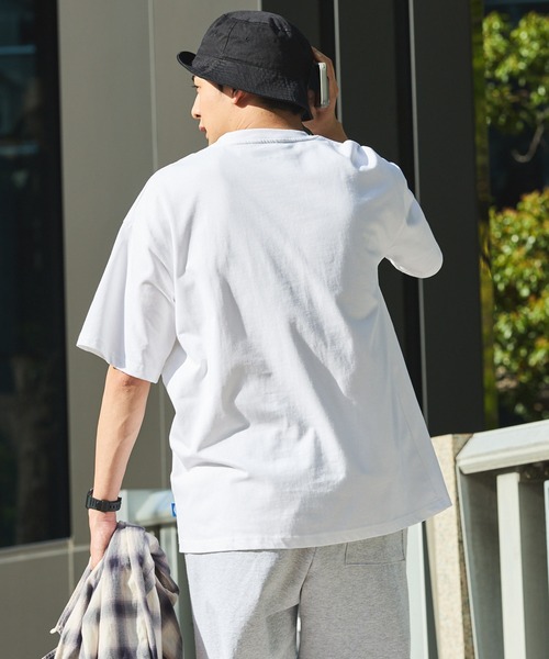 JACK PURCELL(ジャックパーセル)の「CONVERSE JACK PURCELL/コンバース ジャック パーセル ポイントロゴ刺繍/グラフィックプリント 半袖Tシャツ(Tシャツ/カットソー・メンズ・ブルー系/ブルー/オフホワイト/アッシュグレー/ホワイト系1/ホワイト系・L/M)」の18枚目の写真