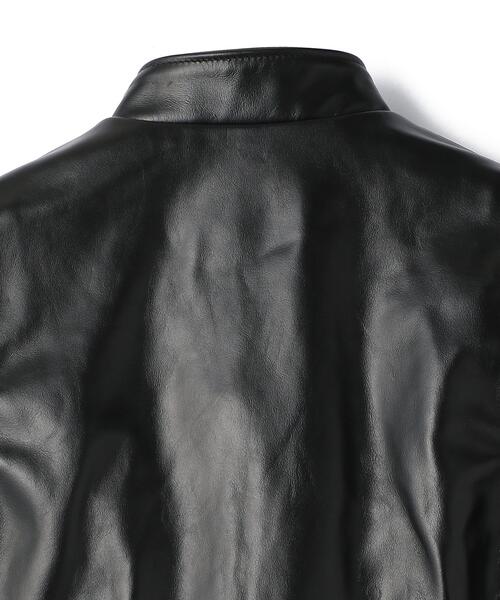 schott(ショット)の「Schott/ショット/HORSE LEATHER CAFE RACER 641XX/ホースレザー カフェレーサー シングルライダース(ライダースジャケット・メンズ・ブラック・40/36/34/38/42/44)」の5枚目の写真