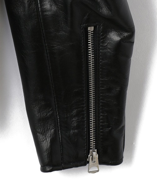 schott（ショット）の「Schott/ショット/HORSE LEATHER CAFE RACER 641XX/ホースレザー カフェレーサー  シングルライダース（ライダースジャケット・メンズ・ブラック・40/36/34/38/42/44）」の16枚目の写真