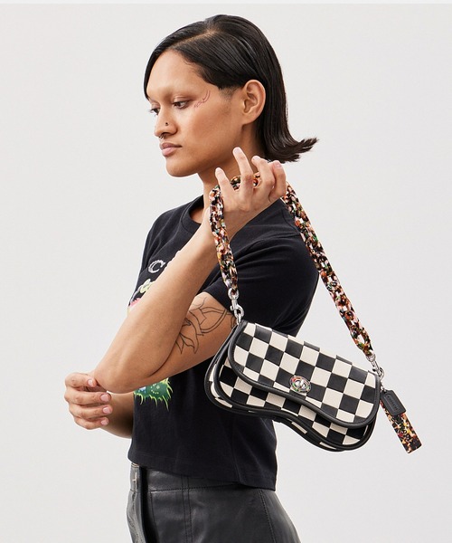 極美品コーチトピアウェイビー ディンキー ショルダーバッグ3way レザー