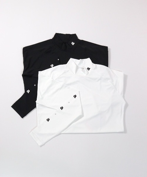 archivio(アルチビオ)の「<LADIES>冷却素材ハイネックインナー(Tシャツ/カットソー・レディース・ブラック/ホワイト・L/M/S)」の9枚目の写真