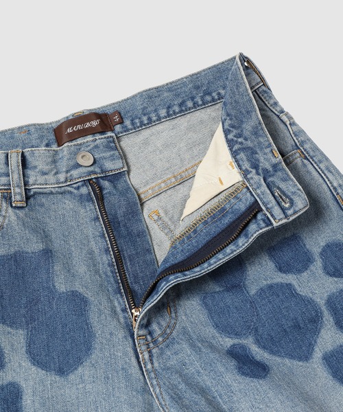 MASU（エムエーエスユー）の「"MASU BOYS" EMBLEM BELL-BOTTOM JEANS（デニムパンツ・メンズ・インディゴブルー/ブラック・46/44）」の7枚目の写真