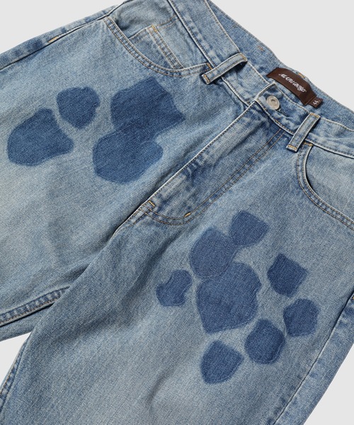 MASU（エムエーエスユー）の「"MASU BOYS" EMBLEM BELL-BOTTOM JEANS（デニムパンツ・メンズ・インディゴブルー/ブラック・46/44）」の6枚目の写真