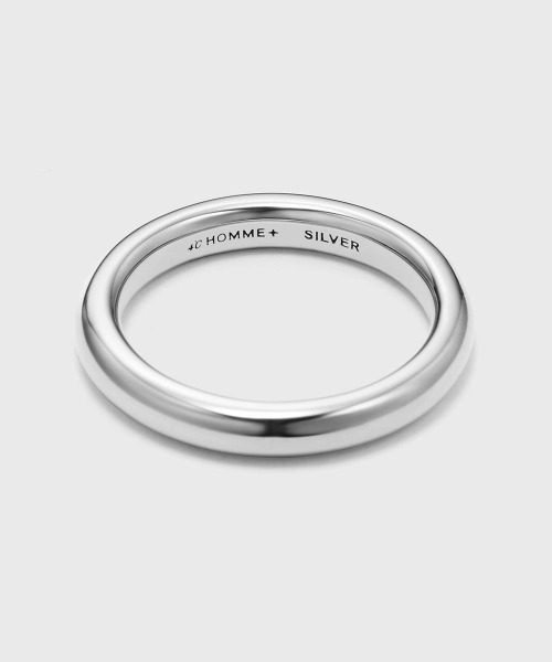 4℃ HOMME+(ヨンドシーオムプラス)の「シルバー リング/3.0mm(リング・メンズ・シルバー・#20/#10/#12/#14/#16/#18)」の2枚目の写真