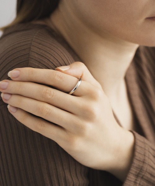 4℃ HOMME+(ヨンドシーオムプラス)の「シルバー リング/3.0mm(リング・メンズ・シルバー・#20/#10/#12/#14/#16/#18)」の5枚目の写真
