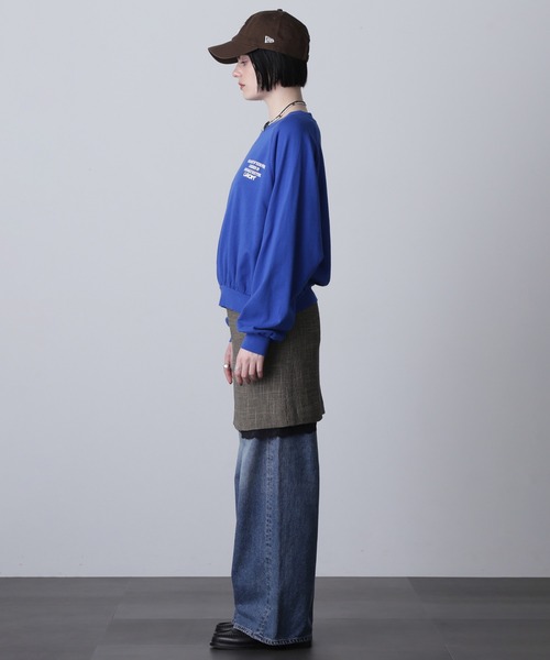 ROSE BUD(ローズバッド)の「(CREOLME)LOGO SWEAT SHIRT(スウェット・レディース・ブラック/パープル/ブルー・ONE SIZE)」の11枚目の写真