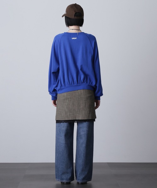 ROSE BUD(ローズバッド)の「(CREOLME)LOGO SWEAT SHIRT(スウェット・レディース・ブラック/パープル/ブルー・ONE SIZE)」の12枚目の写真