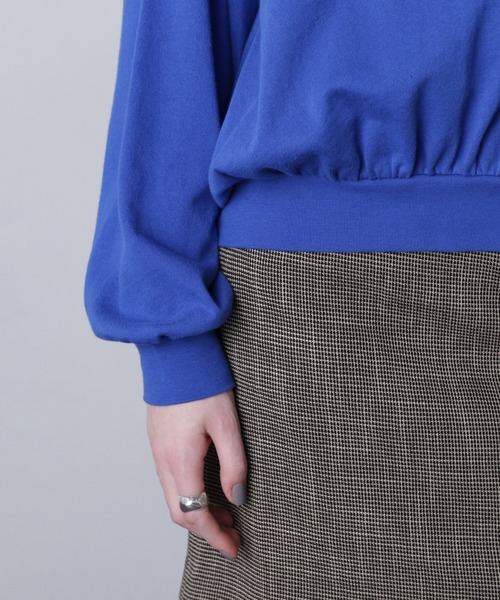 ROSE BUD(ローズバッド)の「(CREOLME)LOGO SWEAT SHIRT(スウェット・レディース・ブラック/パープル/ブルー・ONE SIZE)」の18枚目の写真
