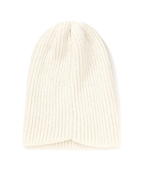 Stuart Austin（ステュアートオースティン）の「<ROSE BUD別注>ニットキャップ（ニットキャップ/ビーニー・レディース・ホワイト/ブルー・ONE SIZE）」の4枚目の写真