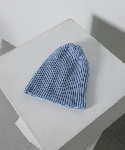 Stuart Austin（ステュアートオースティン）の「<ROSE BUD別注>ニットキャップ（ニットキャップ/ビーニー・レディース・ホワイト/ブルー・ONE SIZE）」の9枚目の写真