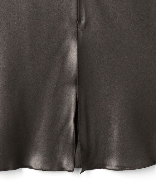 CITEN（シテン）の「＜CITEN＞エッセンシャルサテンスカート（スカート・レディース・ブラック/ベージュ/モカ/コバルトブルー/イエロー・FREE）」の7枚目の写真