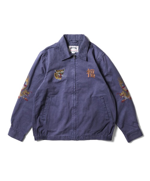 セール】HOUSTON ピグメントベトジャン(TIGER)（ブルゾン）｜HOUSTON