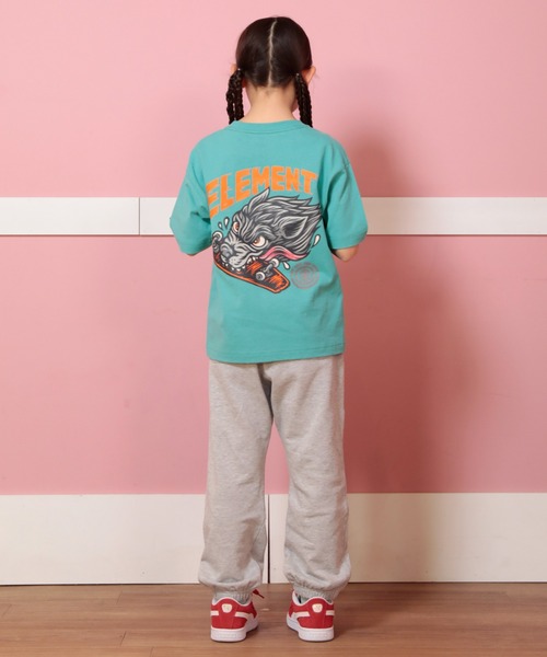 ELEMENT（エレメント）の「ELEMENT/エレメント TIMBER WOLF SS YOUTH キッズ Tシャツ BF025-244（Tシャツ/カットソー・キッズ・グリーン/ブルー/ブラック・160cm/140cm/150cm/130cm）」の14枚目の写真