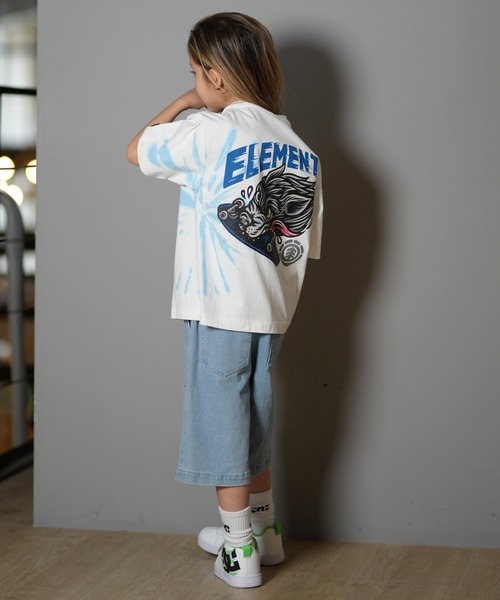ELEMENT（エレメント）の「ELEMENT/エレメント TIMBER WOLF SS YOUTH キッズ Tシャツ BF025-244（Tシャツ/カットソー・キッズ・グリーン/ブルー/ブラック・160cm/140cm/150cm/130cm）」の18枚目の写真
