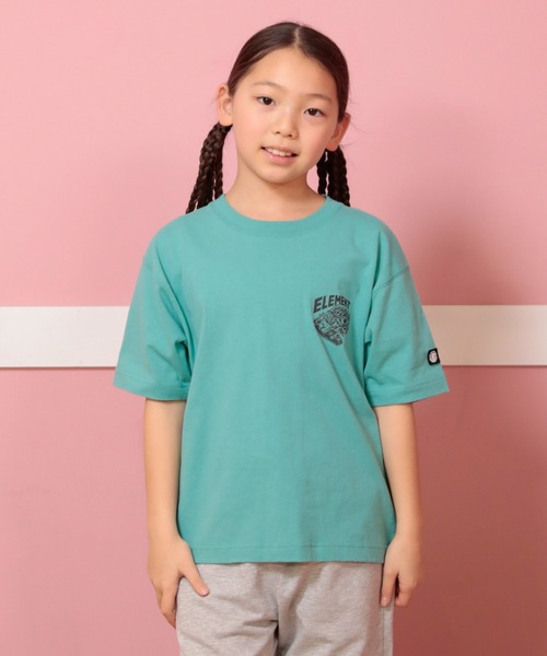 ELEMENT（エレメント）の「ELEMENT/エレメント TIMBER WOLF SS YOUTH キッズ Tシャツ BF025-244（Tシャツ/カットソー・キッズ・グリーン/ブルー/ブラック・160cm/140cm/150cm/130cm）」の11枚目の写真