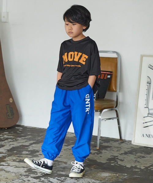 GENERATOR（ジェネレーター）の「GENERATOR/ジェネレーター ナイロン裾ゴムパンツ（その他パンツ・キッズ・パープル/グリーン/ライム/ブルー/ブラック/サックスブルー・XL/L/M）」の12枚目の写真