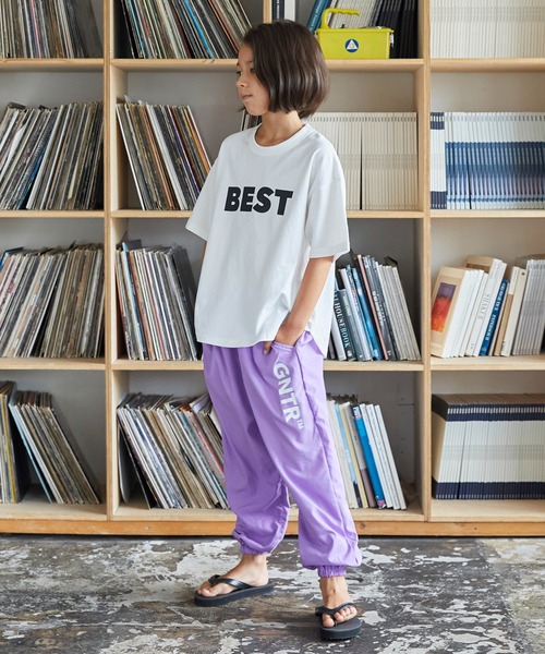 GENERATOR（ジェネレーター）の「GENERATOR/ジェネレーター ナイロン裾ゴムパンツ（その他パンツ・キッズ・パープル/グリーン/ライム/ブルー/ブラック/サックスブルー・XL/L/M）」の15枚目の写真