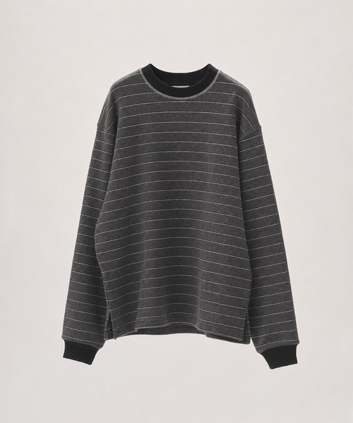 TODAYFUL(トゥデイフル)の「TODAYFUL Border Long T-shirts ボーダーロングTシャツ/12520613(Tシャツ/カットソー・レディース・チョコ/チャコールグレー・ONE SIZE)」の3枚目の写真