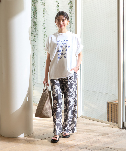 Rouge vif Anna（ルージュヴィフアンナ）の「ピグメントヴィンテージライクロゴBIG Tシャツ（Tシャツ/カットソー・レディース・ホワイト/クリーム・フリー）」の13枚目の写真