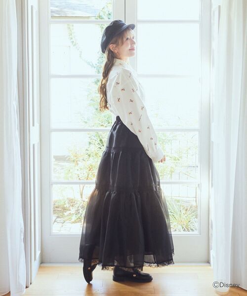 Disney(ディズニー)の「ミッキー / 総柄シャツ(シャツ/ブラウス・レディース・オフホワイト・FREE)」の12枚目の写真