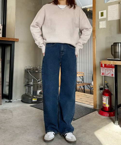 LE MORE(リモア)の「オーバルデニムパンツ(デニムパンツ・レディース・ライトブルー/ブルー・FREE)」の22枚目の写真