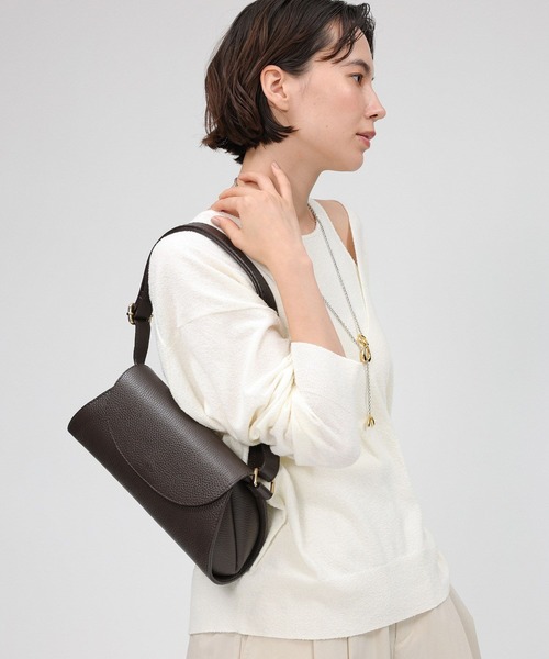 BABYLONE（バビロン）の「シルク混ブークレニットコンビ（アンサンブル・レディース・ライム/ホワイト/ブルー・フリー）」の8枚目の写真