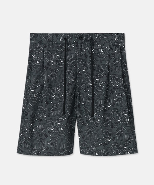 LANVIN en Bleu（ランバンオンブルー）の「【LANVIN en Bleu ESSENTIAL】FAVART / ”アルベール” オールオーバープリント ショートパンツ ショーツ（その他パンツ・メンズ・アイボリー/ダークグレー・MEDIUM/LARGE/X-LARGE）」の13枚目の写真