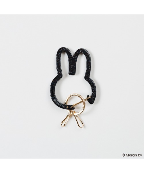 Dick Bruna（ディックブルーナ）の「MIFFY CHOOSE BY COLOR カラビナチャーム（キーホルダー・レディース・ピンク/ブラック/アイボリー/ブルー/グレー・FREE）」の3枚目の写真