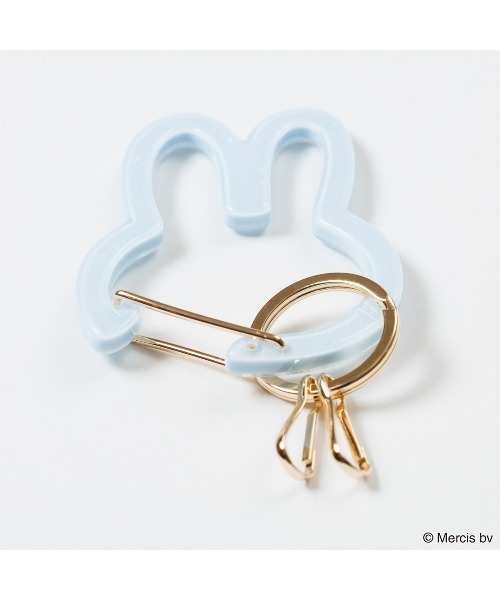 Dick Bruna（ディックブルーナ）の「MIFFY CHOOSE BY COLOR カラビナチャーム（キーホルダー・レディース・ピンク/ブラック/アイボリー/ブルー/グレー・FREE）」の9枚目の写真