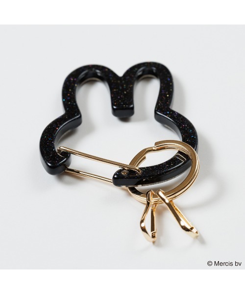 Dick Bruna（ディックブルーナ）の「MIFFY CHOOSE BY COLOR カラビナチャーム（キーホルダー・レディース・ピンク/ブラック/アイボリー/ブルー/グレー・FREE）」の7枚目の写真