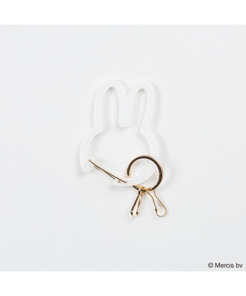Dick Bruna（ディックブルーナ）の「MIFFY CHOOSE BY COLOR カラビナチャーム（キーホルダー・レディース・ピンク/ブラック/アイボリー/ブルー/グレー・FREE）」の11枚目の写真