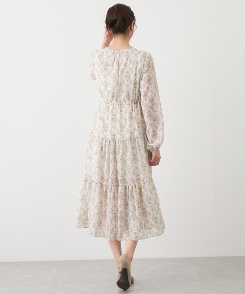 Jayro（ジャイロ）の「プリントウエストしぼりワンピース（ワンピース・レディース・ブラック/オフホワイト/ブルー・FREE）」の22枚目の写真