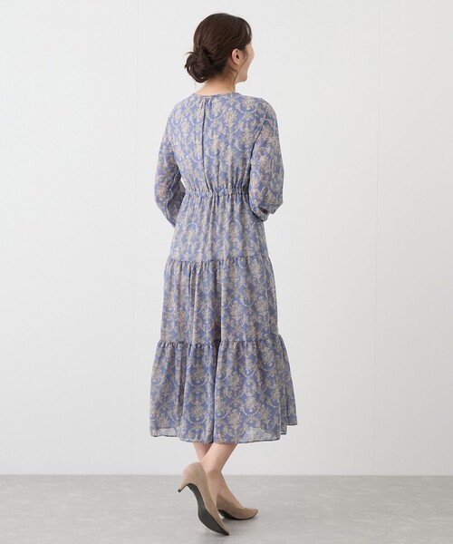 Jayro（ジャイロ）の「プリントウエストしぼりワンピース（ワンピース・レディース・ブラック/オフホワイト/ブルー・FREE）」の20枚目の写真