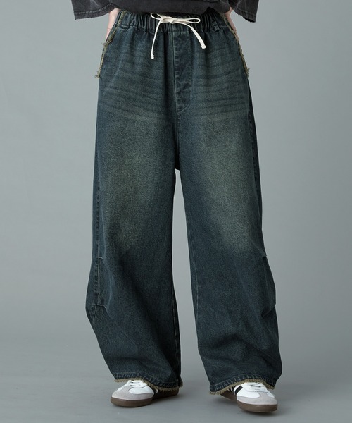 玲音 様　bajra バジュラ　サルエルデニムパンツ ドローストリング fit=scale-down,w=1200