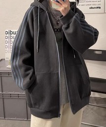 パーカー（グレー/灰色系・ライン柄）ファッション通販 - ZOZOTOWN