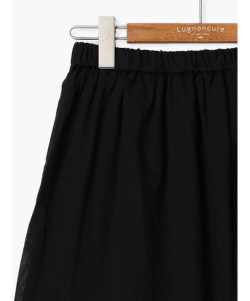 Lugnoncure（ルノンキュール）の「ピンタックギャザースカート《2025spring catalog item》（スカート・レディース・オフホワイト/ブラック・F）」の14枚目の写真