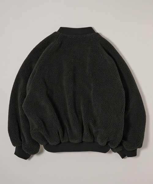 VACHEMENT（ヴァシュモン）の「【VACHEMENT】リサイクルシェルタフタ×ボア ボンバージャケット VL-07-203（ダウンジャケット/コート・レディース・ブラック/カーキ・FREE）」の19枚目の写真