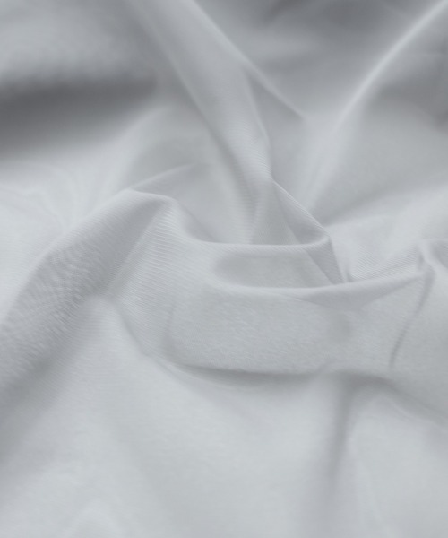 Fashion Letter（ファッションレター）の「チュールギャザー長袖ブラウス（シャツ/ブラウス・レディース・アイボリー/グレイッシュベージュ/ブラック/グレー・M）」の9枚目の写真