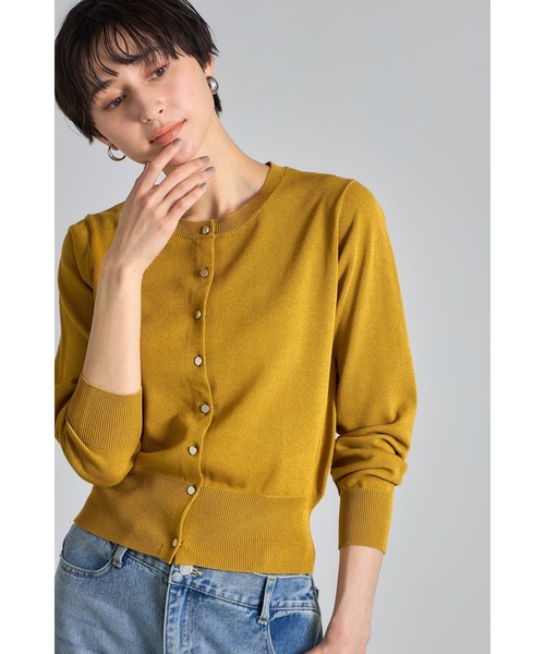 UV・ウォッシャブルクルーネックカーディガン（カーディガン/ボレロ