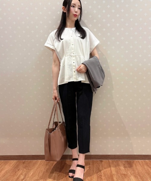 抗菌防臭】クロップドパンツ（スラックス）｜Honeys（ハニーズ）の