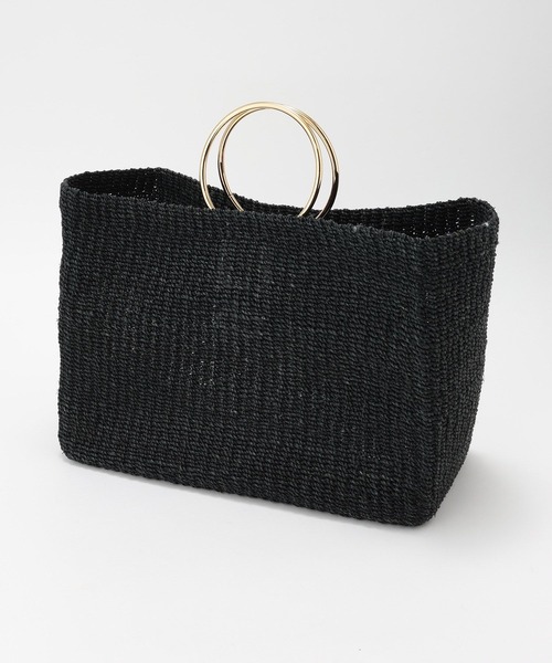 COTTO（コトゥー）の「COTTO / リングバッグ 【『ネルソンさん』YouTubeご紹介アイテム】（かごバッグ・レディース・ブラック/モカ・FREE）」の18枚目の写真