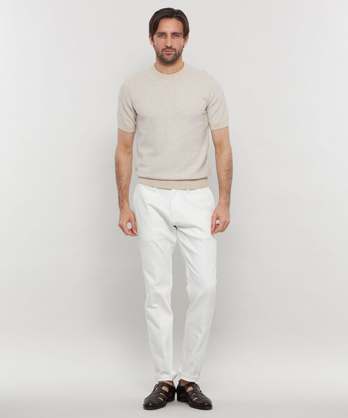 MACKINTOSH LONDON（マッキントッシュ ロンドン）の「交編メランジコットンニットT（Tシャツ/カットソー・メンズ・ブルー系その他2/グレー/ライトイエロー/ベージュ・M/XL/L）」の17枚目の写真